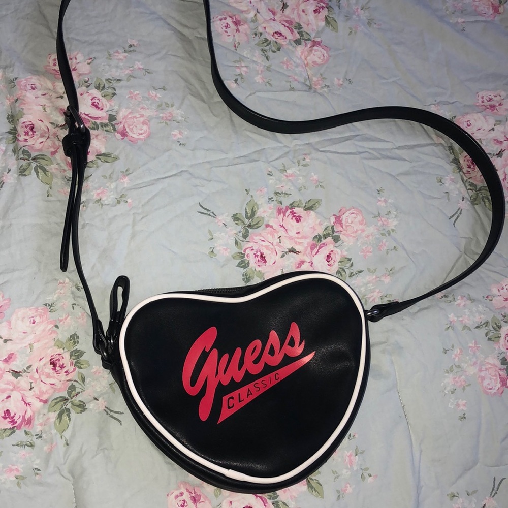 Guess originals heart crossbody bag.